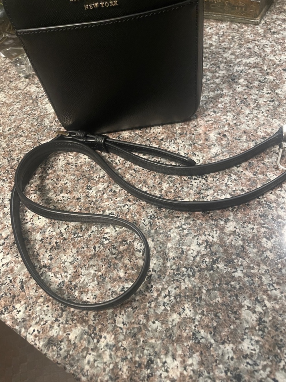 Kate Spade ♠️ New York Black Structured Top Handle Bag - Picture 9 of 11